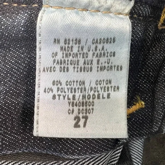 Guess Premium Women's Bootcut Embellished Denim Jeans Size 27 Low Rise - Picture 16 of 16